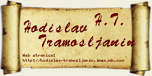 Hodislav Tramošljanin vizit kartica